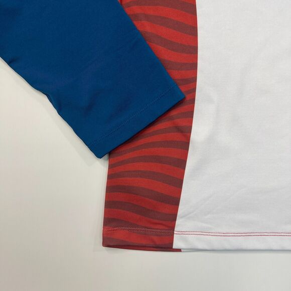 Wonder Woman Run Series Shirt Women L Large Off White 1/4 Zip Training Top *READ - Picture 4 of 14